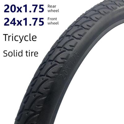 微孔实心轮胎24X1.75弹性充气轮胎20inch 24inch