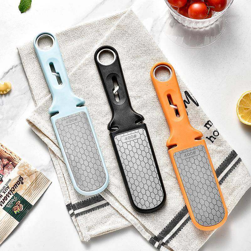 六合一多功能双面磨刀器陶瓷金刚砂多用磨刀剪磨刀棒拖拉磨刀石