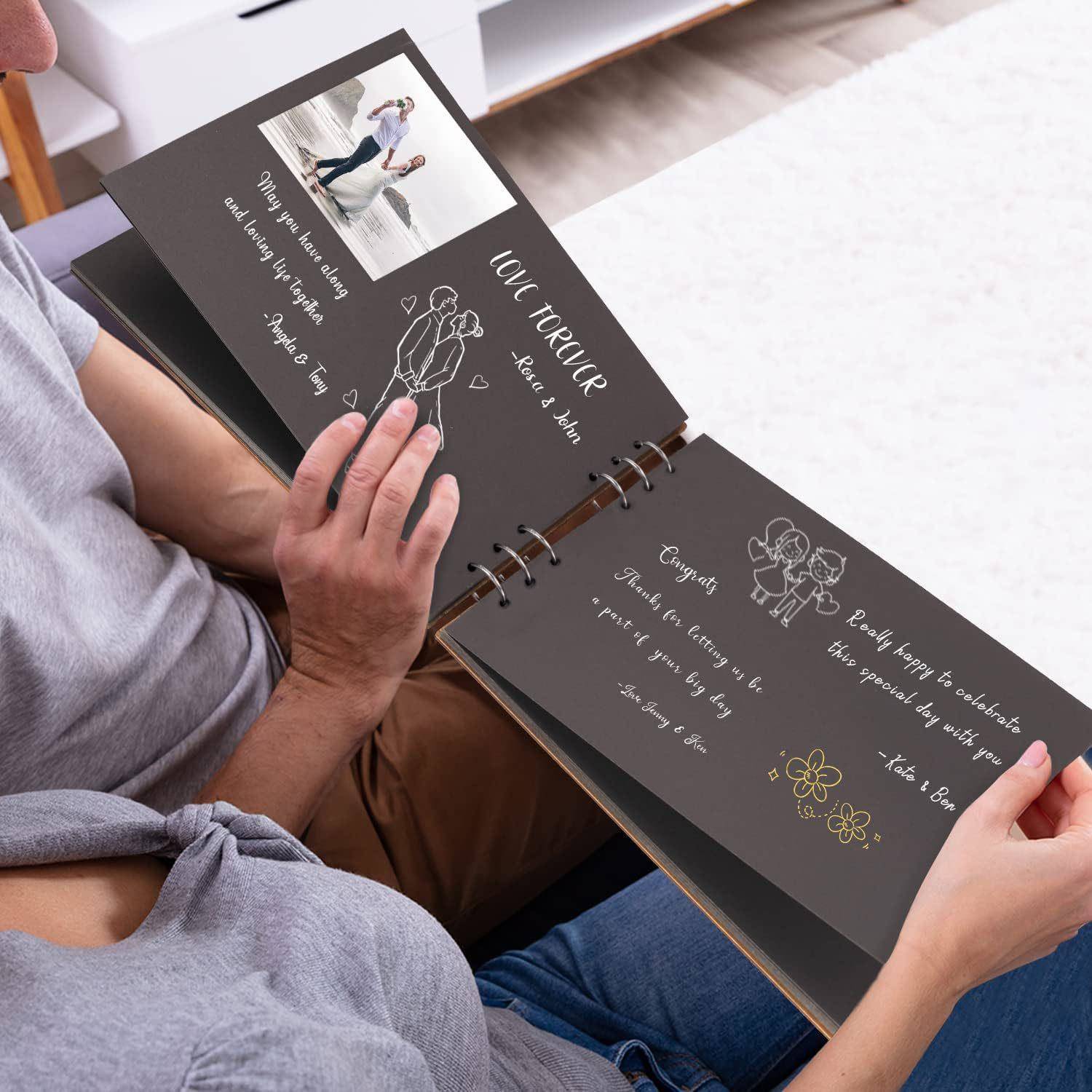 婚礼留言簿签到薄婚纱本纪念册婚庆用品相册礼品结婚纪念日