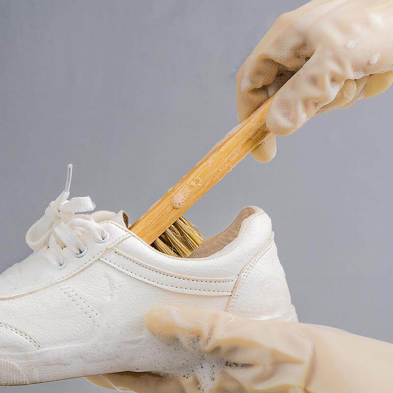 猪鬃毛刷洗衣服刷子清洁软毛不伤衣实木质板刷大衣衣领干洗店专用