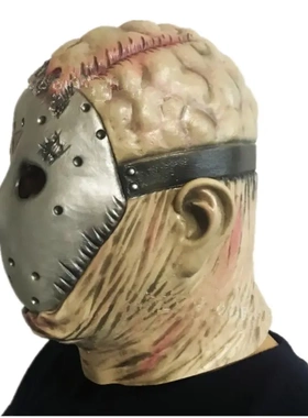 万圣节黑色星期五杰森面具弗莱迪大战乳胶头套人物脸谱 mask