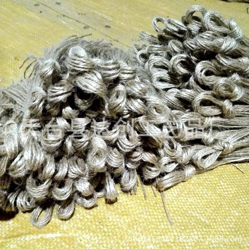 35CM黄麻绳复古装饰细麻绳吊牌照片麻绳包装捆绑扎绳子