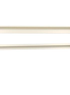 缝VC塑料白色T型条PKU压边条冲P筋条阴条角悬浮吊顶天花补条压缝