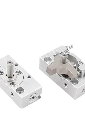 源头厂家CR气J微旋U05-180型动转摆台气缸CRJB5-90-180旋转气缸