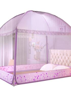 蒙古包蚊帐家20AZ9888982用5新款米5儿童防摔11.8床m大全底带支架