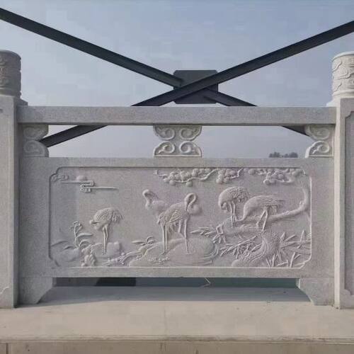 石雕栏杆石材栏杆石材护栏大理石栏杆桥梁护栏河道寺庙石材围栏