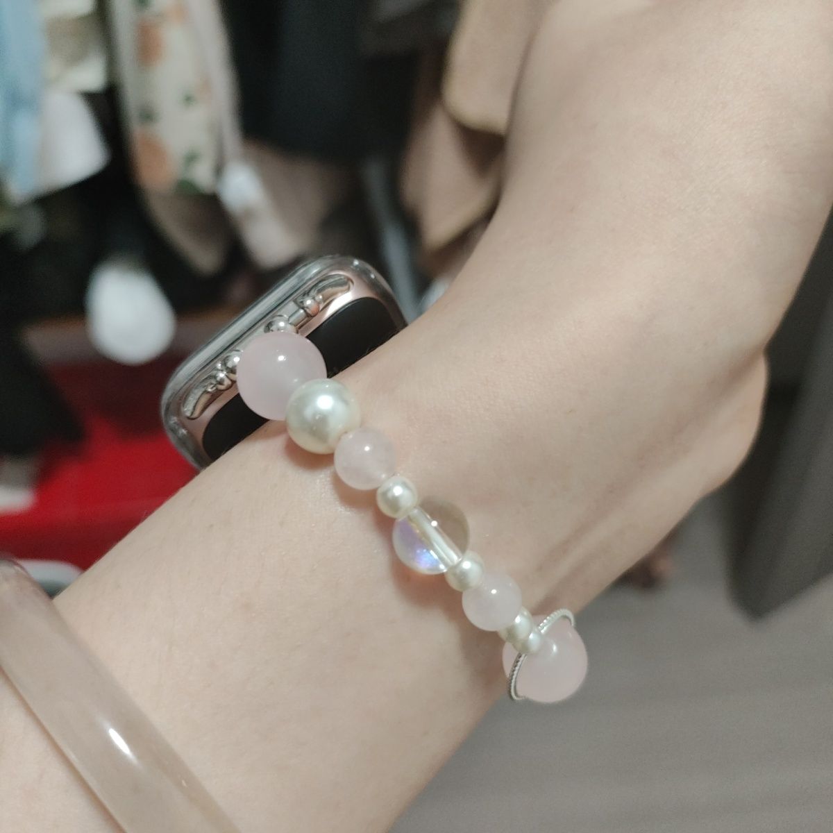 小米表带小米watch5小米9Pro适用表带百搭可调节松紧女款白色