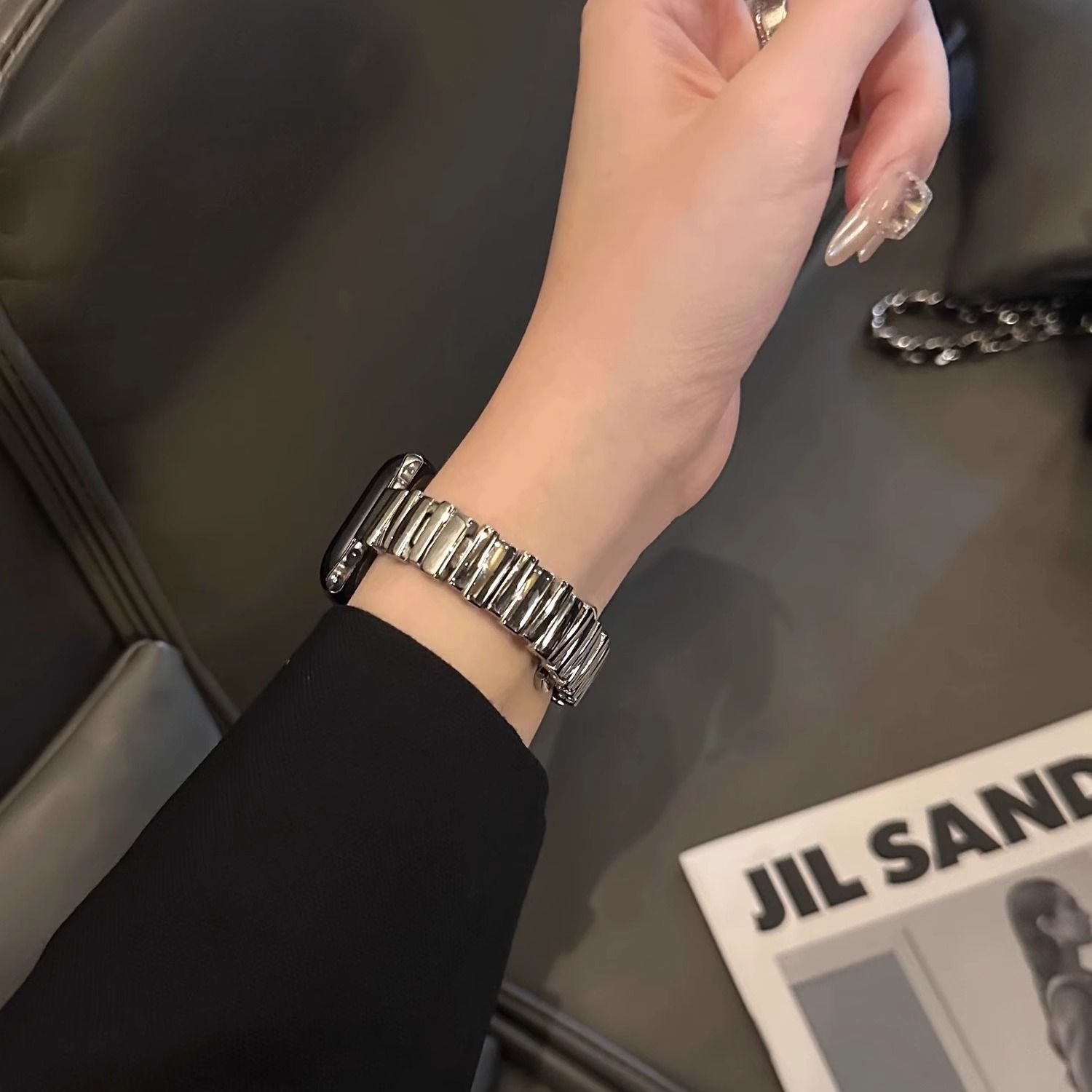 不规则金属小米红米手表5/4代Redmi5 Watch4321表带蝴蝶扣新适用