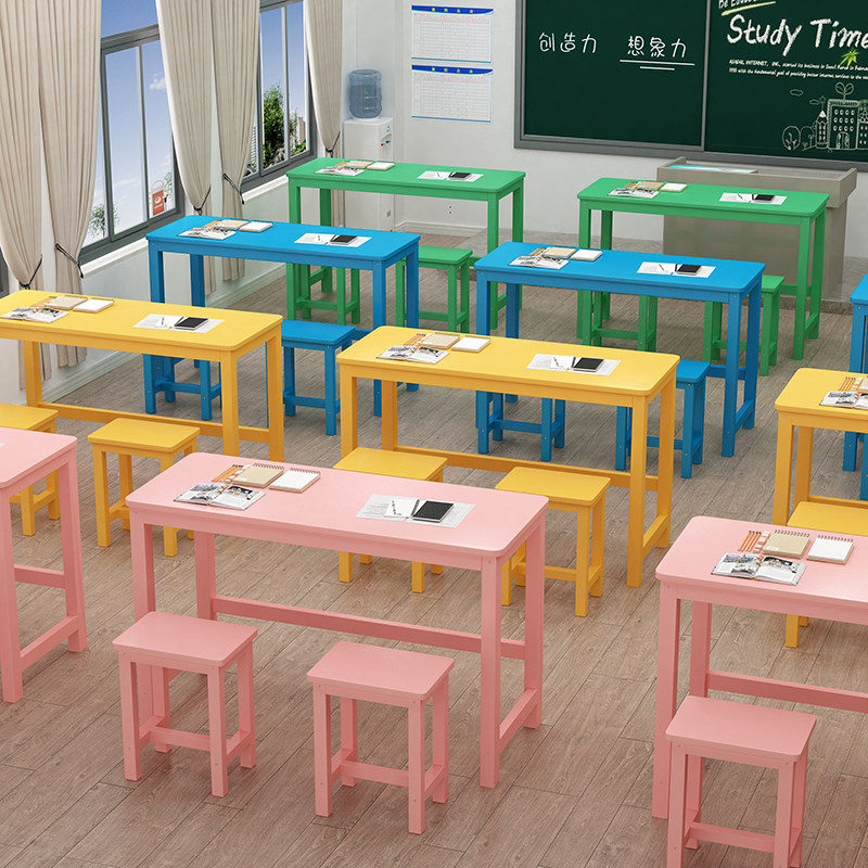 实木课桌椅加厚加固o中小学单双人培训辅导补习班学习写字书法画,商业/办公家具,课桌椅/学生桌椅,淘宝优惠券,粉丝福利购,淘宝优惠卷