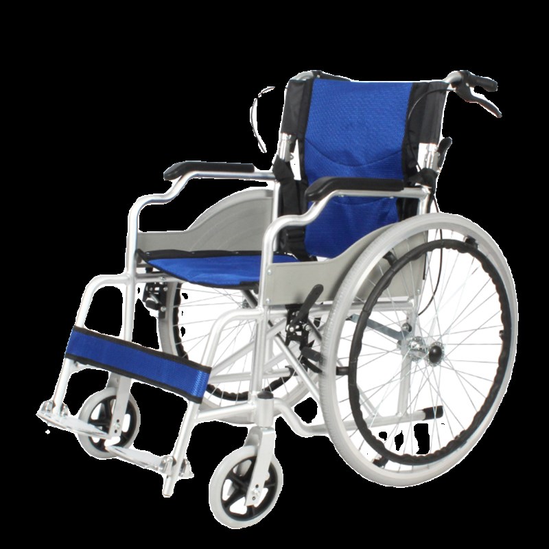 铝合金轮b椅折叠轻便老人专用手推车小型瘫痪超轻老年人残疾代步