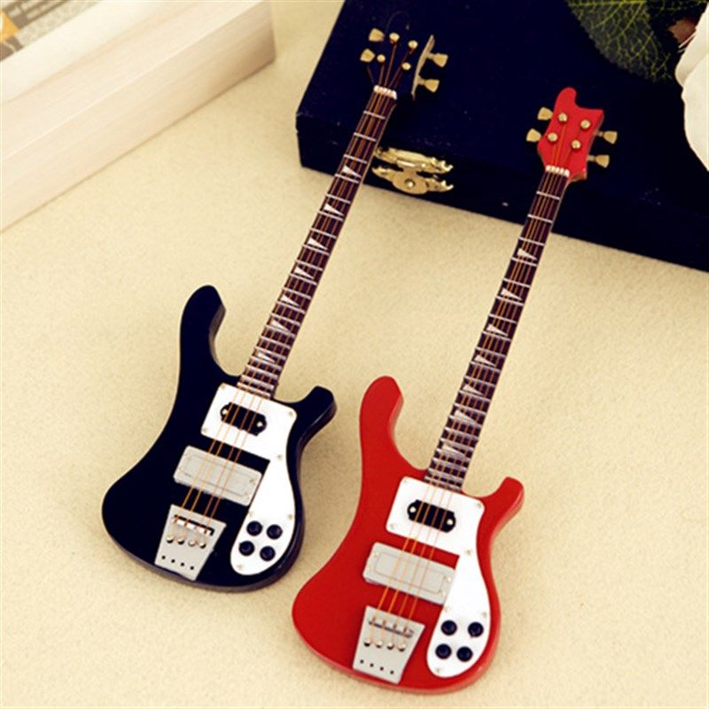 电贝司电吉他电贝斯m乐器模型摆件配娃娃兵人用送男女朋友七夕礼,家居饰品,装饰摆件,淘宝优惠券,粉丝福利购,淘宝优惠卷