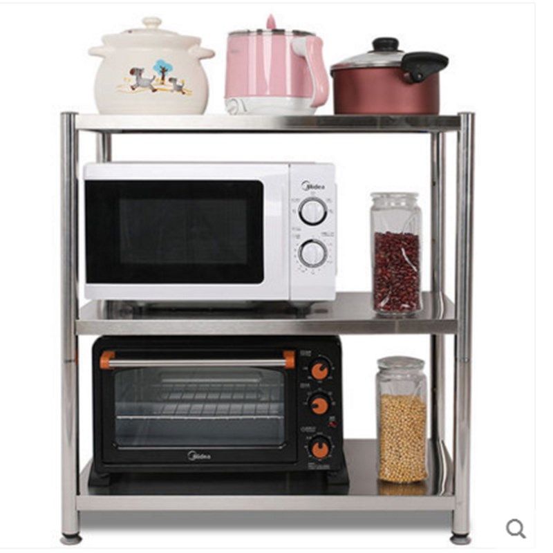 304不锈钢厨房j置物架落地微波炉架子锅架蔬菜架储物收纳用品5层,厨房/烹饪用具,厨房置物架/置物柜/角架,淘宝优惠券,粉丝福利购,淘宝优惠卷