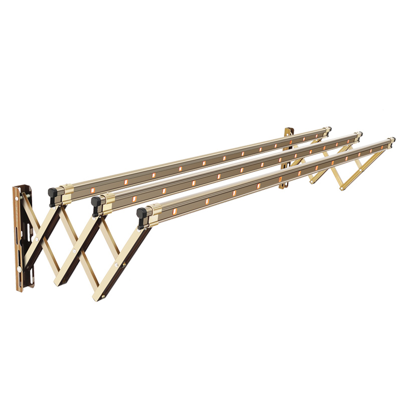 红杏813晾衣架阳台折叠户外伸缩晒衣架家L用推拉试窗外室外晾衣杆