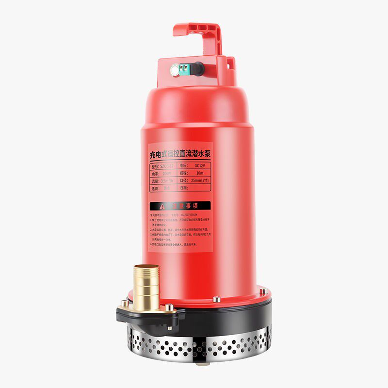 新款微型便捷式充电潜水泵农用农田菜园专用灌溉抽V水锂电遥控式