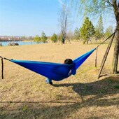 降落伞布吊c床户外秋千蚊帐超轻防蚊防侧翻绑带吊椅室内双人懒人