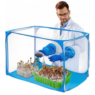 户外室内真e菌培育蘑菇育苗育种孵蛋保温帐篷试剂实验隔离喷涂防