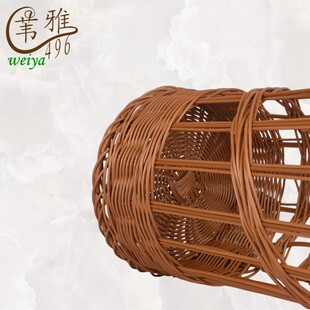 苇雅扇形仿藤编面包篮左右款油条蛋糕面包店欧式法棒筐.展示法棍