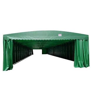 源头工厂推拉雨棚推拉蓬遮阳停车棚户外汽车遮阳棚伸缩大排档帐篷