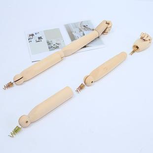 服装模特道具实木机械电镀手臂女男胳膊活动关节拆装木质假肢配件