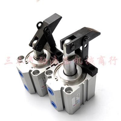 杠杆气缸CALC夹紧摇臂气缸25/32/40/50/63空压夹具气缸alc