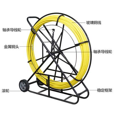 现货玻璃钢穿孔器钢管电缆引线穿管器管道疏通器电力穿线器