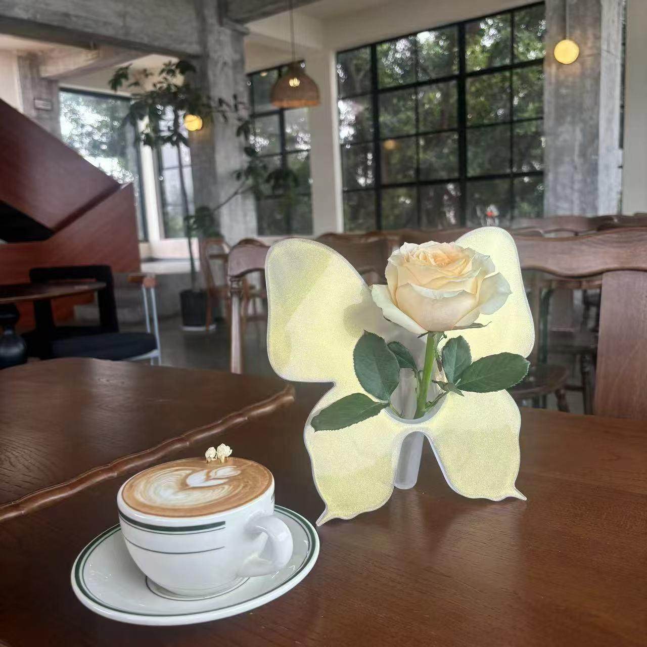 轻奢家居创意水培蝴蝶花瓶摆件办公室桌面水养植物容器餐桌装饰品,家居饰品,装饰坐盘/挂盘,淘宝优惠券,粉丝福利购,淘宝优惠卷