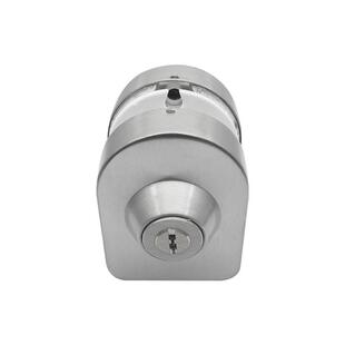 家用玻璃门锁办公室店面商铺推拉门椭圆内外开单门双门插销锁