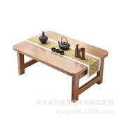 折叠桌楠竹炕桌家用实木榻榻米小茶几飘窗桌床上学习书桌电脑矮桌