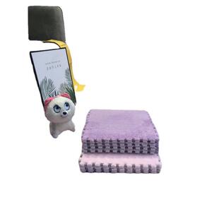 铺地面的垫子拼接地垫毛绒地毯毛毯泡沫垫毛毛床边房间卧室全铺垫