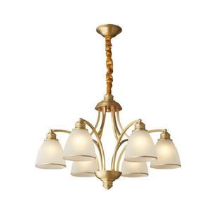 客厅吊灯美式 轻具全屋大气现代简约大气网红餐厅房间主灯卧室