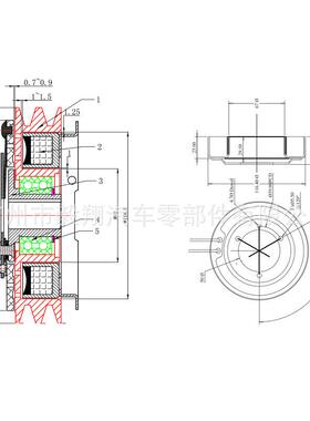 2A152食用菌类装袋扎口一体机食用菌装袋产线自动化电磁离合器