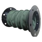 Ф550绿色帆布伸缩风管煤机风机软连接补偿 加强