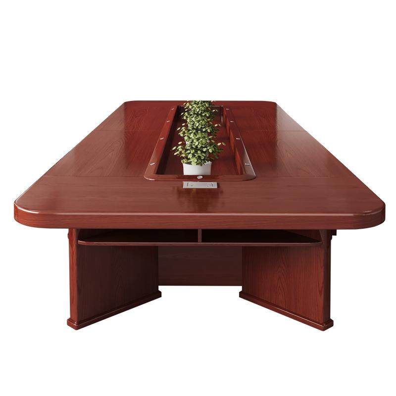 会议桌椭圆形简约现代培训桌办公会议室长桌实木油漆洽谈桌椅高级,商业/办公家具,会议桌,淘宝优惠券,粉丝福利购,淘宝优惠卷