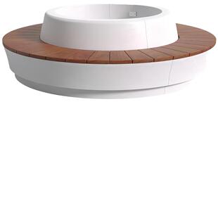 GRC花树池凳园林景观006玻璃钢艺术户外异形观花坛景观坐广场景池