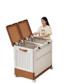 家大容量2衣服收纳箱整理超翻盖大折叠盒换季 衣物物被子可折叠储