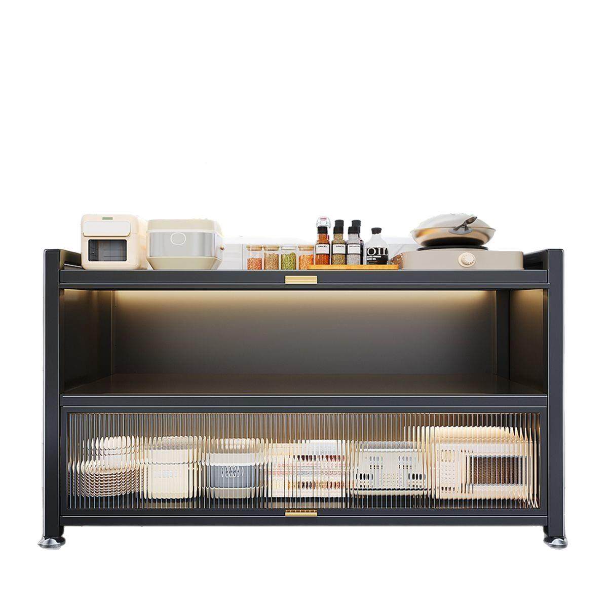 厨房置物架落多层岩板收纳地柜多功微能波炉226物收纳架烤箱切菜,厨房/烹饪用具,抹布架/厨房清洁收纳架,淘宝优惠券,粉丝福利购,淘宝优惠卷