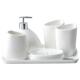 简白瓷卫浴五件套酒店浴室洗漱用漱约口杯无品牌 品沐浴瓶卫浴洗