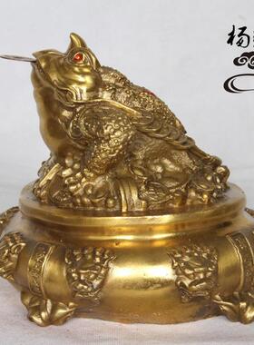 杨记盆铜铜聚UCW宝蟾蜍金蟾摆工件厂铜器