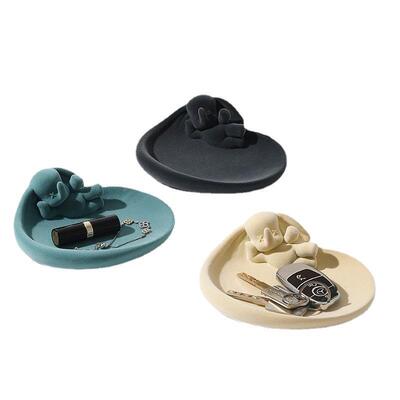 小飞象匙钥FHJ收纳摆件软托盘首家饰盘客厅进门入户玄关桌面居装