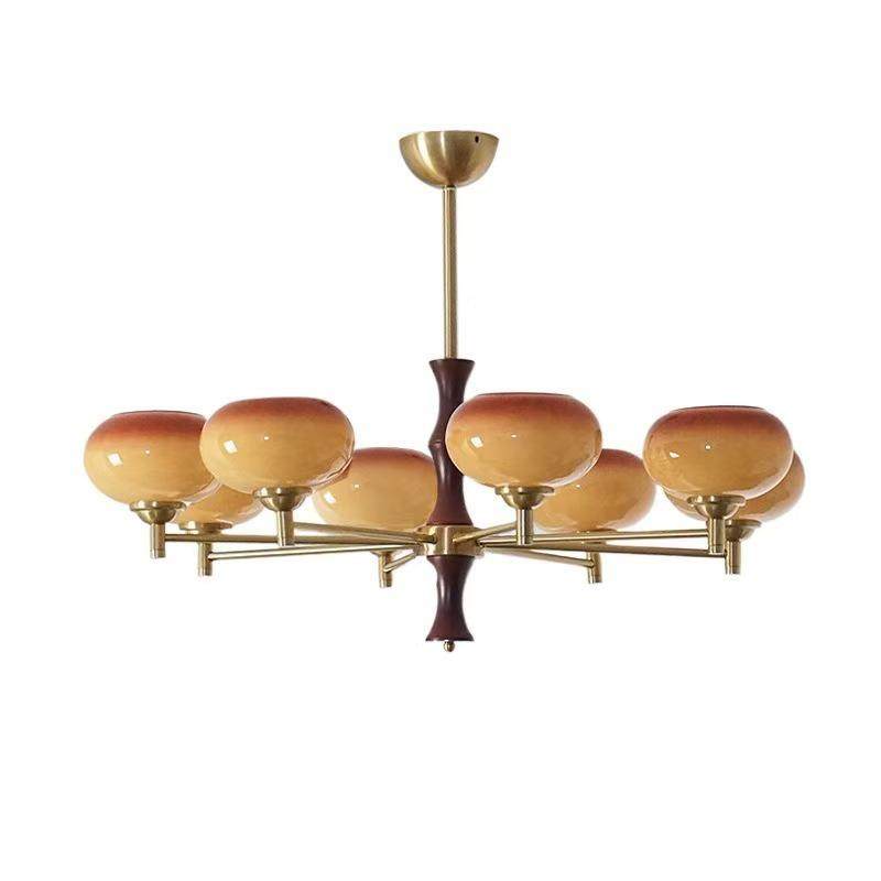 法式复古侘寂25853风柿子眼客厅吊灯灯中油古卧室书房护餐厅奶灯,家装灯饰光源,智能吊灯,淘宝优惠券,粉丝福利购,淘宝优惠卷