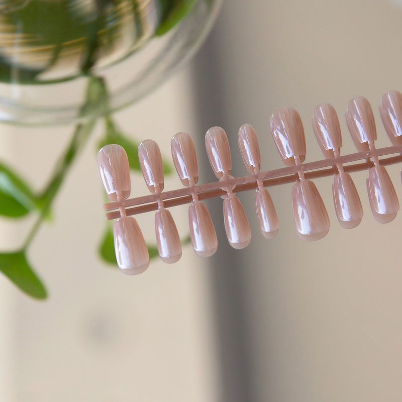 唐潮底色半成品穿戴甲片美甲膜