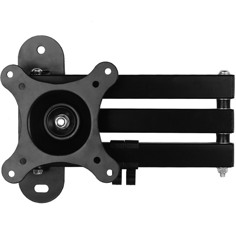 14-27寸液晶电脑显示器v支架 伸缩旋转仰角可调孔装墙面通用壁挂