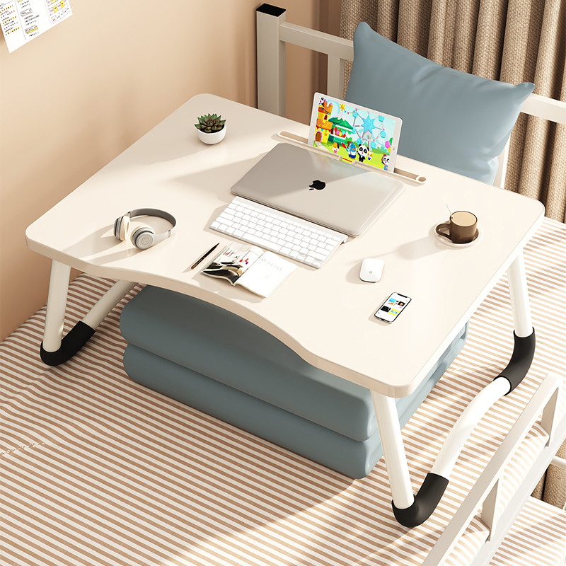 可折叠桌床上小桌l子宿舍电脑桌学习桌学生书桌家用卧室床吃饭桌