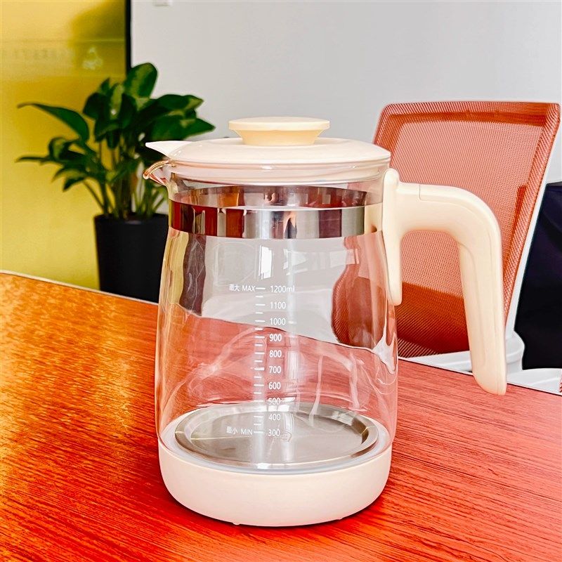 1200ML水壶配件调奶器加热水壶婴儿恒温N壶玻璃通用单壶养生壶身