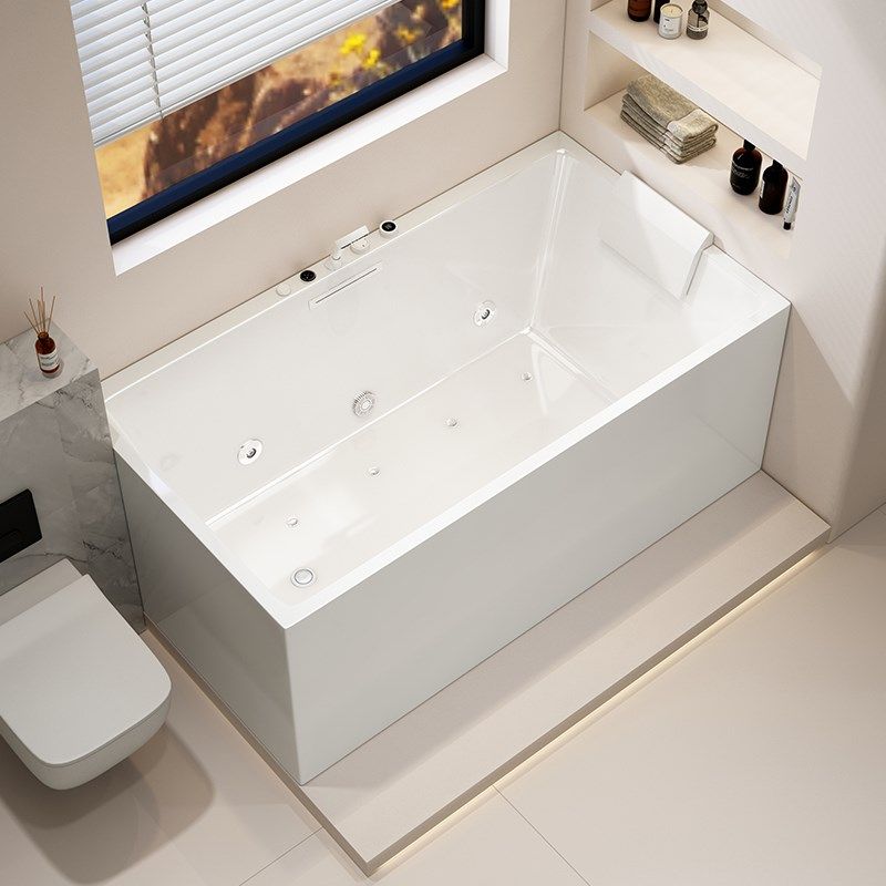 浴缸家用按c摩恒温小户型亚克力深泡小浴缸网红全尺寸定制1.1-1.6