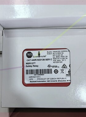 AB安全继电器 MSR127RP MSR127T MSR12