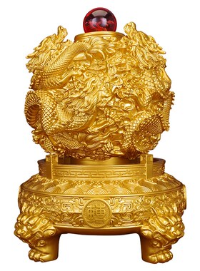 九转乾坤鼎摆件招财生肖家居客厅转运G珠龙纹鼎办公室公司开业礼