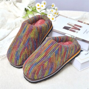 2025秋冬棉拖鞋男女款纯手工编织毛线 线拖鞋成品加绒加厚婚嫁家