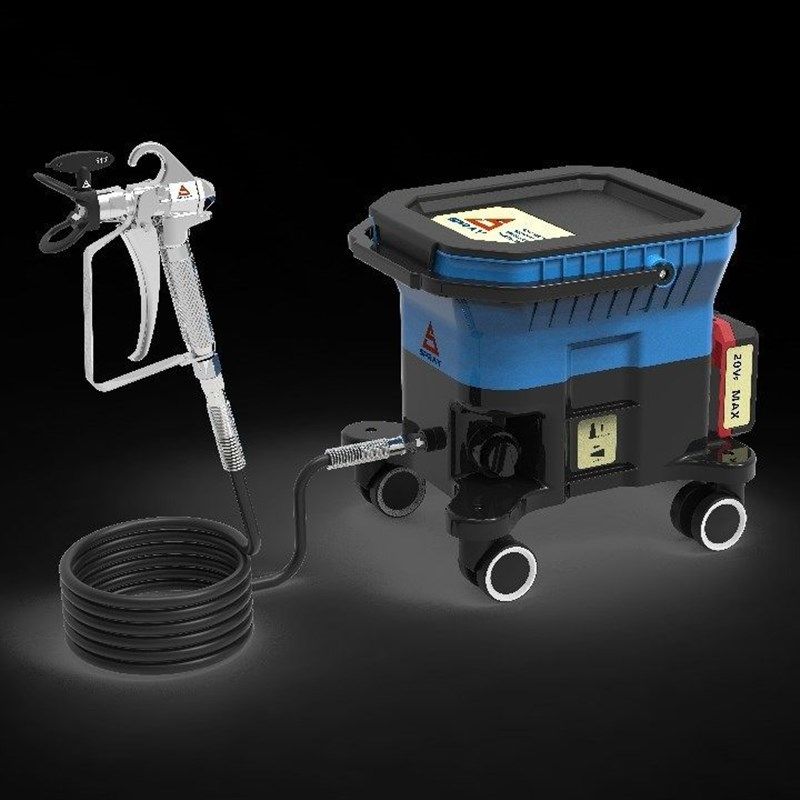 锂电手提移动柱塞油漆乳胶漆涂料多功能小型修补无气喷漆机喷枪,五金/工具,电动喷涂机,淘宝优惠券,粉丝福利购,淘宝优惠卷