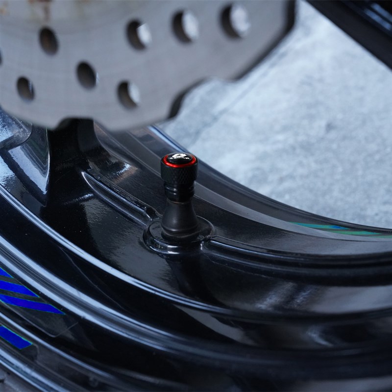 适用钱江赛600/600RS 赛550S 800 921摩托车通用V铝合金轮胎气嘴